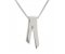 Denton modernist wishbone shaped plain pendant