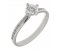 Classic twist style round brilliant cut diamond set band engagement ring