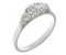 Olivia classic round brilliant cut diamond trilogy ring