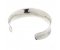 Hammered style solid sterling silver cuff bracelet