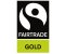 Fair trade gold classic flat court shape wedding bands