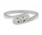 Thorn modern crossover round brilliant cut diamond trilogy ring