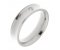 Concave shape wedding band with a round brilliant cut diamond