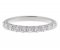 Tiffany style round brilliant cut diamond eternity ring