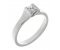 Ivana modern princess cut diamond solitaire engagement ring