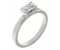 Tera modern radiant cut diamond solitaire engagement ring