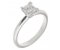 Rio princess cut diamond solitaire engagement ring main view