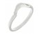Art deco step plain curved shaped ring main image