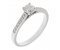 Sienna round brilliant cut diamond engagement ring with diamond set band