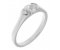 Maya modern oval cut diamond solitaire engagement ring main image