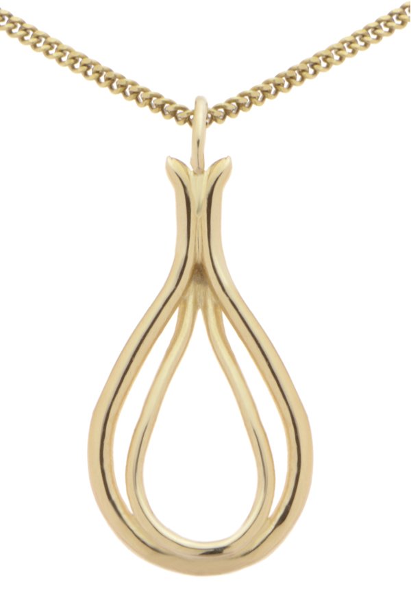 Devon modernist contemporary designer pendant yellow