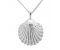 Classic sea shell style designer pendant white