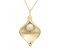 Calla lily round pearl designer pendant