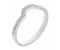 Vintage style shaped round diamond wedding ring