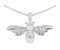 Buzzing Bee designer charm pendant main image white