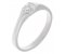 Maya modern round brilliant cut diamond solitaire engagement ring