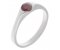 Maya modern round ruby solitaire ring main image