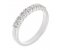 Classic style claw set round brilliant cut diamond eternity ring main image