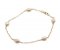 Classic freshwater cultured pearl and gold chain bracelet main image