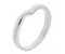 Gentle curved shaped wedding band right main image