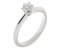 Classic round brilliant cut diamond six claw solitaire engagement ring main image