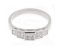 Art Deco style Princess cut Diamond five stone eternity ring angle view