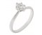 Classic twist style oval cut diamond 6 claw solitaire engagement ring main image