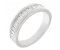 Gents baguette cut diamond channel set eternity ring wedding band main image