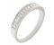 Ladies baguette cut diamond channel set eternity ring wedding band main image