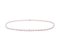 Natural pink colour graduated cultured river pearl necklace main image
