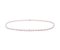 Natural pink colour graduated cultured river pearl necklace main image