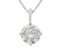 Classic round brilliant cut certificated diamond solitaire pendant main image