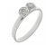 Devona duet round brilliant cut diamond two stone ring main image