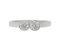 Devona duet round brilliant cut diamond two stone ring top view