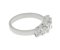 Valentine graduated round brilliant cut diamond five stone eternity ring alt view