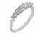 Art Deco style graduated seven stone diamond eternity ring main image