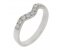 Classic round brilliant cut diamond shaped eternity ring main image