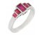 Art deco style Baguette Ruby eternity ring main image