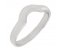 Biba curved shaped wedding band main image