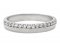 Verona court slim round brilliant cut diamond eternity ring top