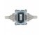 Art deco step emerald cut Aquamarine and diamond cluster ring