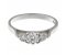 Olivia classic round brilliant cut diamond trilogy ring