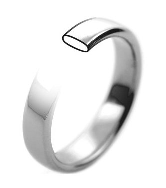 classic traditional plain cushion oval shaped wedding band ring platinum gold