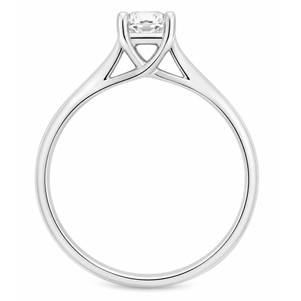 Classic elegant solitaire oval cut diamond engagement ring kiss style four claw set setting platinum gold