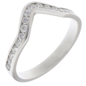 deep wishbone shaped ring channel set round brilliant cut diamonds designer fit next around engagement platinum gold