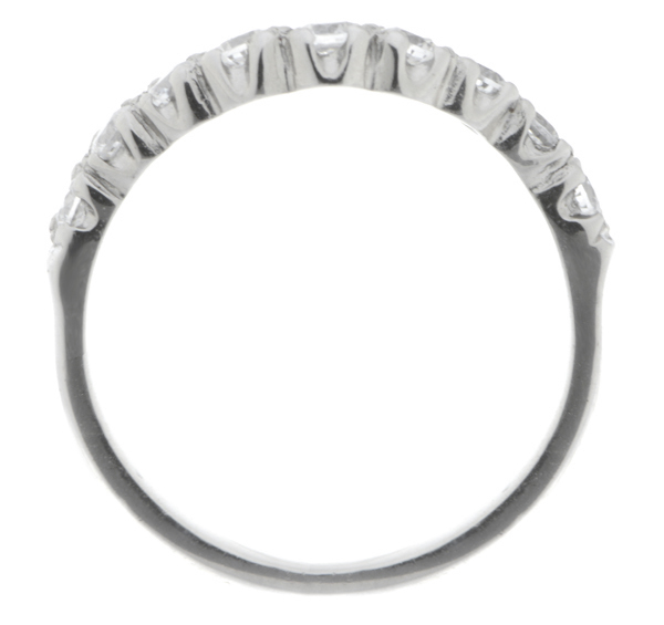 wishbone shaped ring grain claw set round brilliant cut diamonds designer eternity fit next around engagement platinum gold