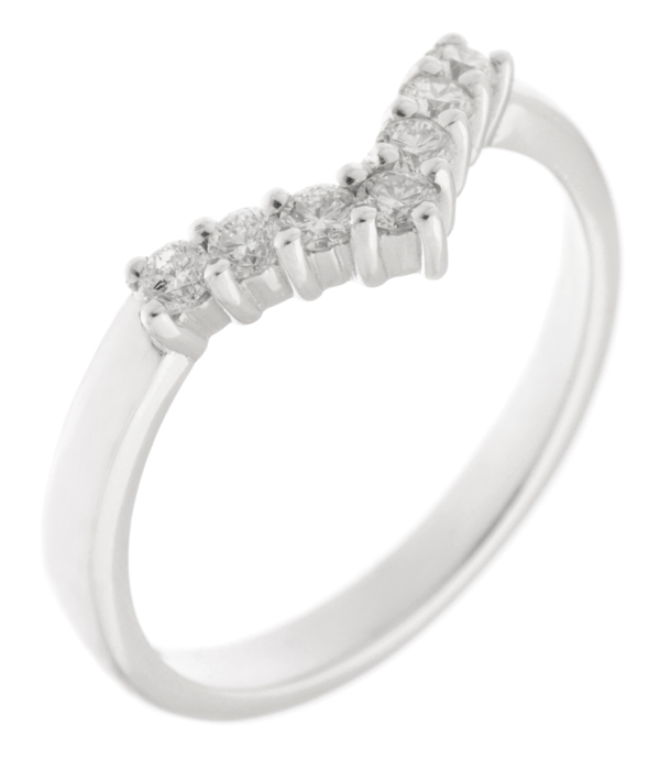 modern classic wishbone shaped ring grain claw set round brilliant cut diamonds designer eternity fit next around engagement platinum gold