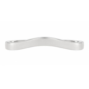 classic Plain flat Shaped curved wedding band Ring stoneless shaped fit next to engagement platinum gold