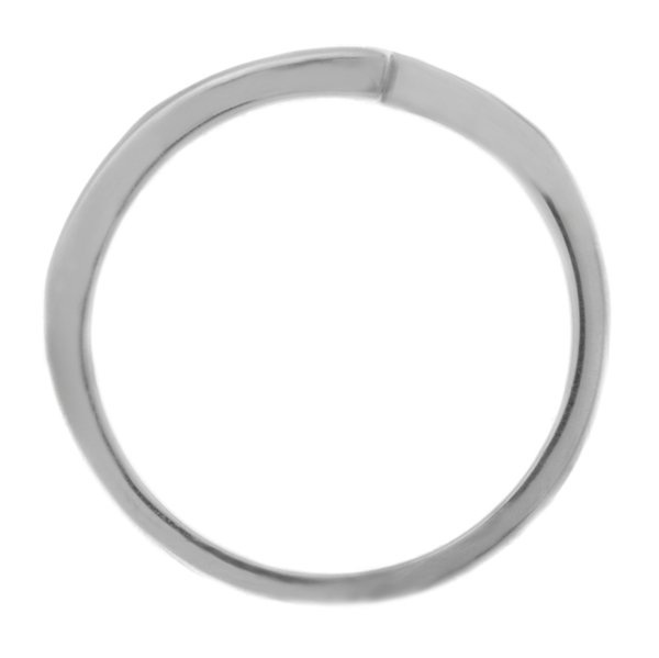 Modern modernist contmporary crossover style two row eternity ring channel set cut square blue sapphire platinum gold